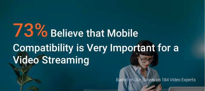 Mobile Compatibility for Video Site Infographic